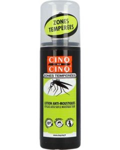 Cinq sur Cinq Spray Zones Temperées Anti-Moustiques 100ml