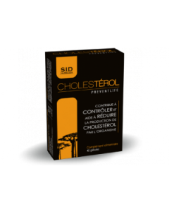 SID Nutrition Cholestérol Preventlife 40 Gélules