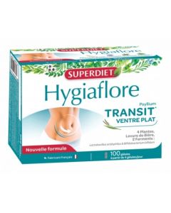 Superdiet Hygiaflore Psyllium Transit Ventre Plat Gelule 100