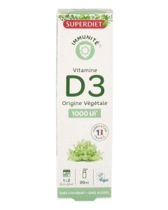 Superdiet Vitamine D3 1000ui Spray 20ml