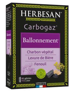 Herbesan Carbogaz - 45 Gélules