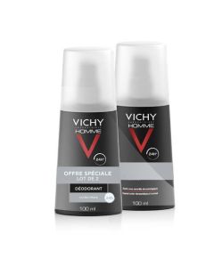 Vichy Lot*2 Déodorant Vaporisateur Ultra Frais 200 ml