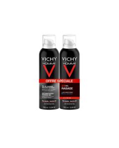 Vichy Homme Gel de Rasage Peaux Sensibles x2