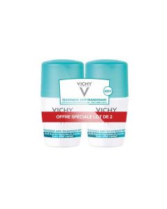 Vichy Bille Anti Transpirant 48H Anti Traces 2x50 ml