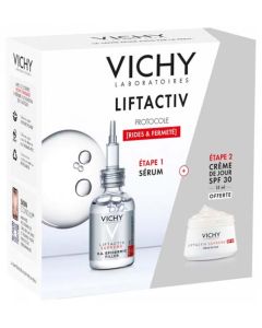 Vichy Liftactiv Suprême Protocole Anti-Rides & Fermeté SPF30 Sérum HA Filler + mini Crème Jour SPF30