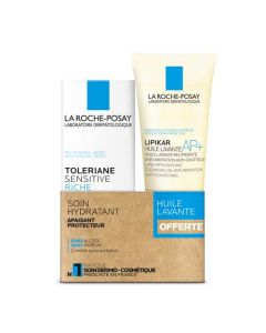 La Roche-Posay Tolériane Sensitive Riche Soin Hydra Apaisant 40ml + Lipikar Huile Lavante 100ml