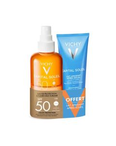Vichy Capital Soleil Eau Solaire Sublimatrice SPF50 + Lait Après-Soleil Apaisant