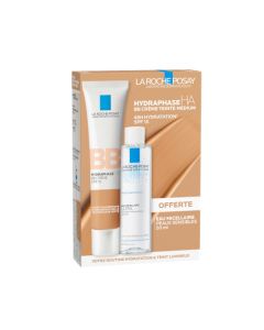 La Roche-Posay Coffret Hydraphase HA BB Crème Médium 40ml + Eau Micellaire Peaux Sensibles 50ml