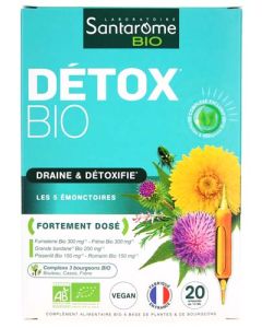 Santarome Bio Détox Ampoules Buvables 10ml x20