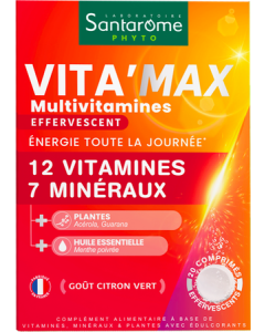 Santarome Bio Vita'Max Comprimés Effervescent x20
