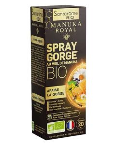 Santarome Bio Spray Gorge Miel de Manuka 20ml