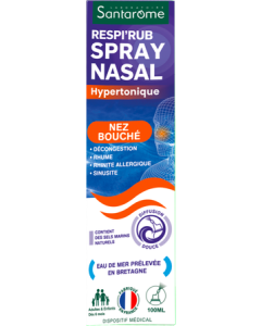 Santarome Bio Respi'Rub Spray Nasal Hypertonique 100ml