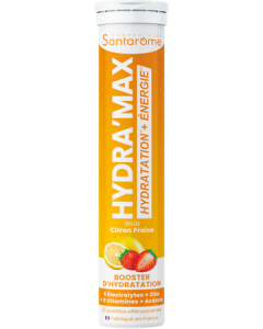 Santarome Hydra'max Citron Fraise Comprimés Effervescents x20