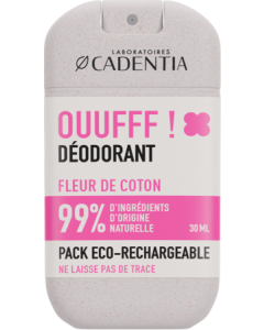 Cadentia Déodorant Fleurs De Coton Economade 30ml