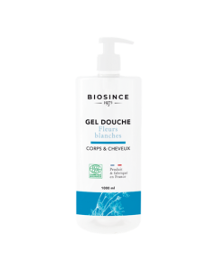 Biosince 1975 Gel Douche Fleur Blanche Bio 1l