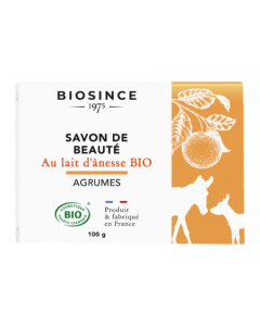 Gravier Savon Bio Au Lait D'Anesse + Huile Essentielle Agrumes 100g