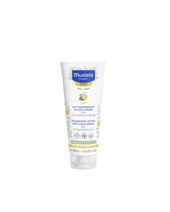 Mustela Lait Nourrissant au cold cream à la Cire d'Abeille Bio Peau Sèche 200 ml