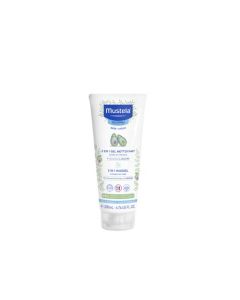 Mustela Gel Nettoyant 2 En 1 à L'Avocat Bio Corps Et Cheveux 200 ml