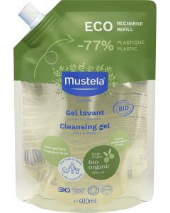 Mustela Gel Lavant Certifié Bio Eco Recharge 400ml