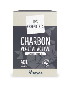 Vitavea Les Essentiels Charbon Végétal Activé 40 Gélules