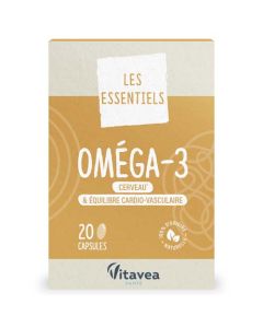 Vitavea Les Essentiels Oméga 3 20 Capsules