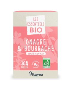 Vitavea Les Essentiels Bio Onagre Bourrache 30 Gélules