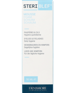 Steriblef Mousse Nettoyante Paupières Cils 50ml