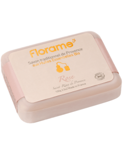 Florame Savon Solide Rose Bio 100g