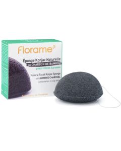 Florame Pureté Eponge Konjac Naturelle Charbon