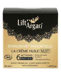 Lift Argan La Crème Huile Nuit Divinissime Immortelle 50ml