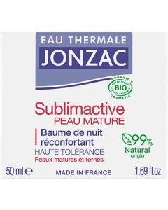 Eau Thermale Jonzac Sublimactive Peau Mature Baume De Nuit Réconfortant 50 ml
