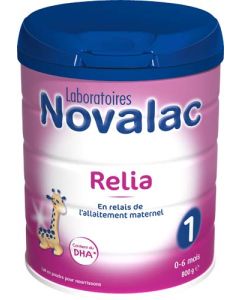 Novalac Relia Lait 1er âge 800g 