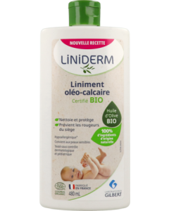 Gilbert Bebe Liniderm Liniment Certifie Bio 480ml