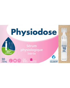 Physiodose Sérum Physiologique Unidose 10ml 30