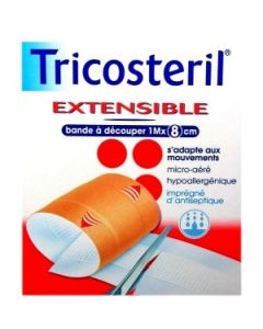 Tricosteril Extensible Bande 1mx8cm