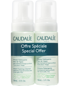Caudalie Vinoclean Mousse Nettoyante Fleur De Vigne 150ml X2