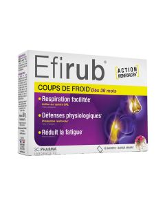 3C Pharma Efirub Coups de Froid 16 Sachets