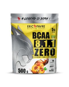 Éric Favre Bcaa Zero 811 Vegan Goût Thé Pêche 500g