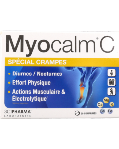 3C Pharma Myocalm C Spécial Crampes Comprime 30