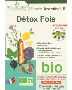 3 Chênes Phyto Aromicell'r Bio Ampoule Detox Foie 10ml x20