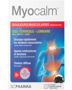 3c Pharma Myocalm Douleurs Musculaires Patch x4