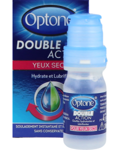 Optone Double Action Yeux Secs 10ml