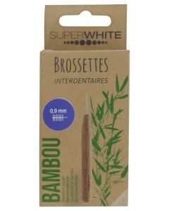 Superwhite Interdental Brossette Bambou 0mm9 x8