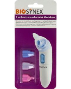 Biosynex Embout Rechange Mouche Bébé Electrique x3