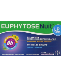 Euphytose Nuit LP 1,9mg 15 comprimés