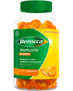 Berocca Immunité Gommes Orange 120 Gummies