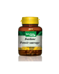 Nat&form Bardane Pensée Sauvage 120 Gélules