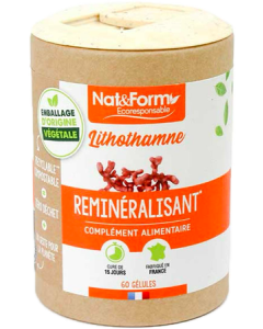 Nat&Form Ecoresponsable Lithothamne Gélules x60