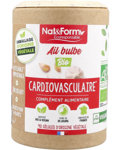 Nat&Form Ecoresponsable Ail Bulbe Bio Gélules Végétales x90