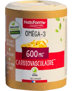 Nat&Form Ecoresponsable Omega 3 Capsules x200
